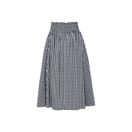 Jupe midi femme à carreaux