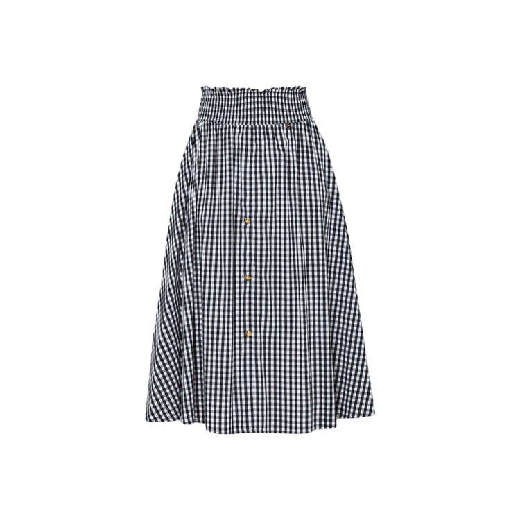 Jupe midi femme à carreaux