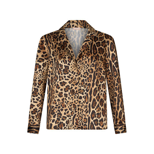 Camicia Donna in twill animalier
