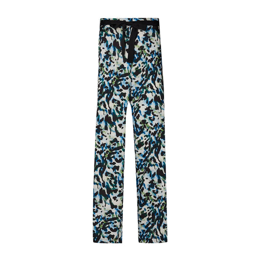 Pantaloni Donna lunghi animalier 