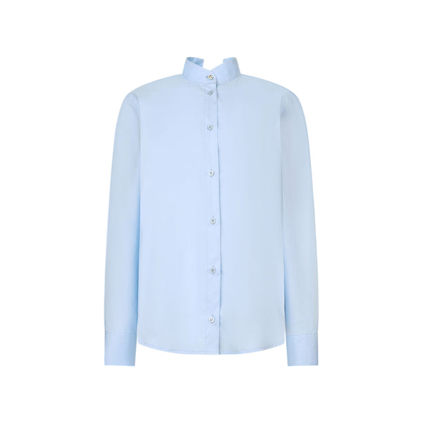 Camicia Donna con fiocco gioiello e gioiello