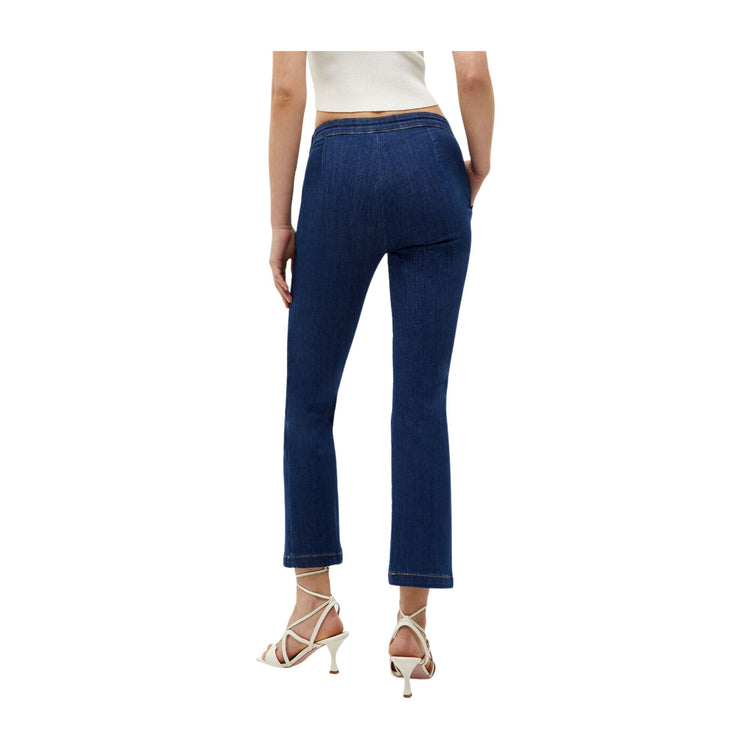 Women's jeans with jewel accessory