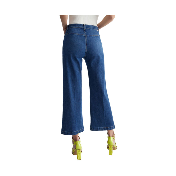 Jean femme cropped en coton