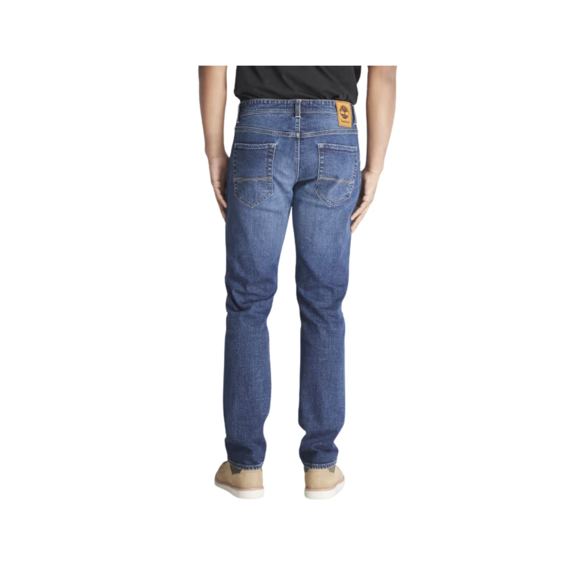 Retro Jeans Uomo Stretch Core Blu marino