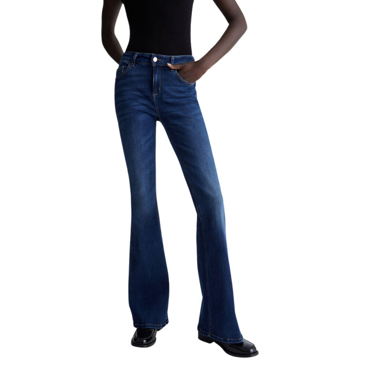 Jeans Donna con elastico sul retro