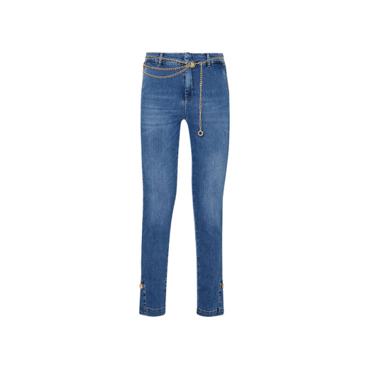 Women's Denim Chino Jeans - Blue Denim