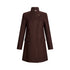 Cappotto Donna Cappotto in panno double Marrone