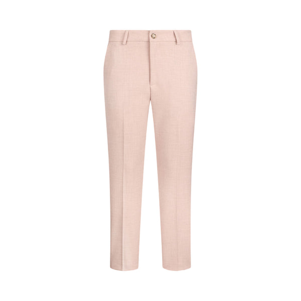 Pantaloni chino Donna in tessuto mélange Rosa