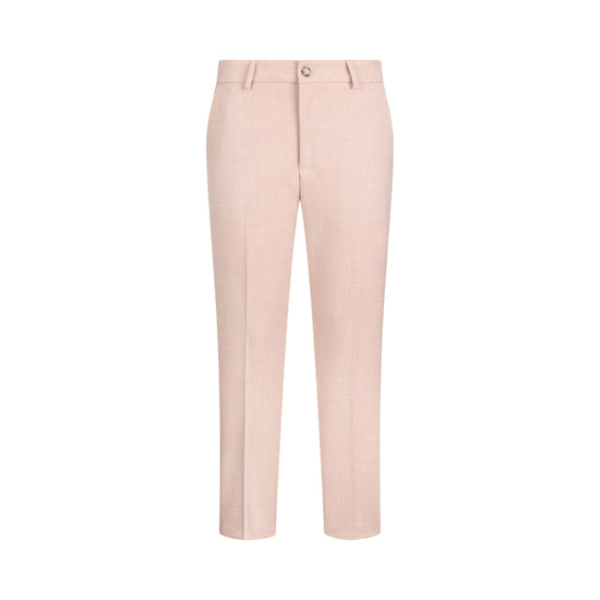 Pantaloni chino Donna in tessuto mélange Rosa