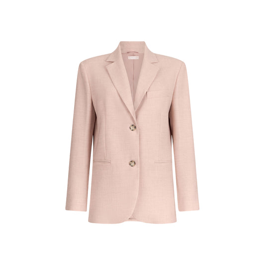 Blazer Donna in tessuto mélange Rosa