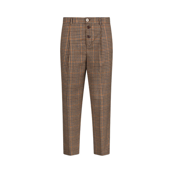 Pantaloni Donna a quadri all over