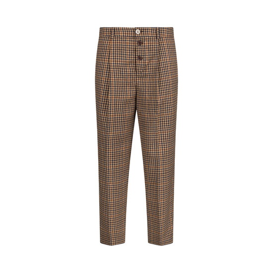 Pantaloni Donna a quadri all over