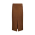 Gonna Donna midi con spacchetto marrone