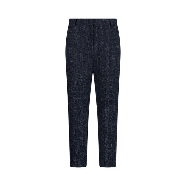 Pantaloni Donna in bouclé Blu