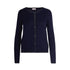 Cardigan Donna con inserti lurex Blu scuro