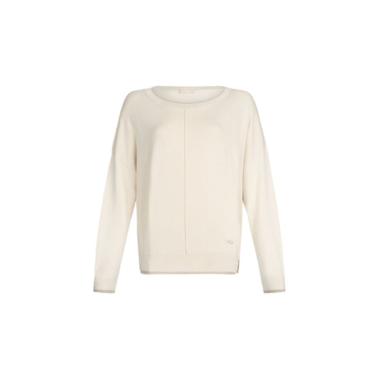 Maglia Donna Beige chiaro con dettagli lurex