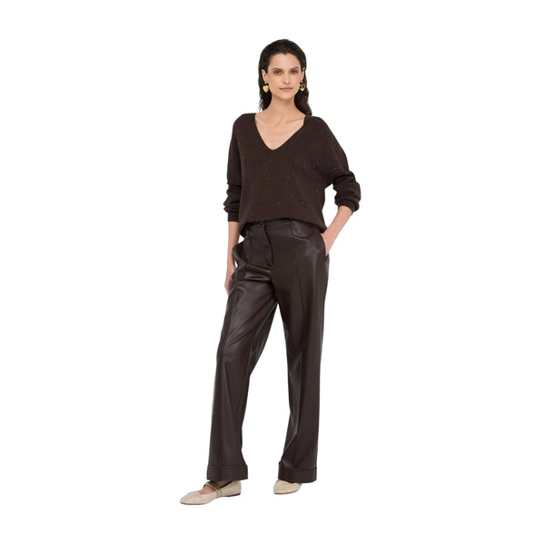 Acquista subito la Maglia Donna, in morbido tessuto, scollo a V e maniche lunghe, firmata Liu Jo  su Martini 900: vieni a scoprire tutta la collezione sul nostro sito