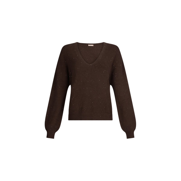 Acquista subito la Maglia Donna, in morbido tessuto, scollo a V e maniche lunghe, firmata Liu Jo  su Martini 900: vieni a scoprire tutta la collezione sul nostro sito