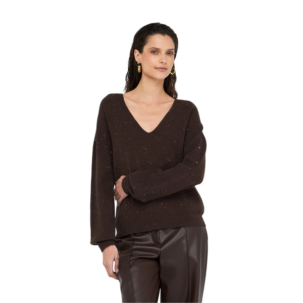 Acquista subito la Maglia Donna, in morbido tessuto, scollo a V e maniche lunghe, firmata Liu Jo  su Martini 900: vieni a scoprire tutta la collezione sul nostro sito