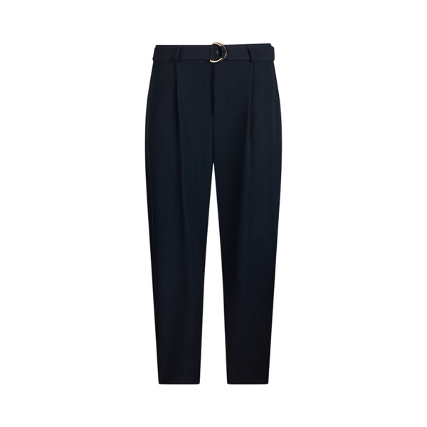 Pantaloni balloon Donna con pince Blu navy
