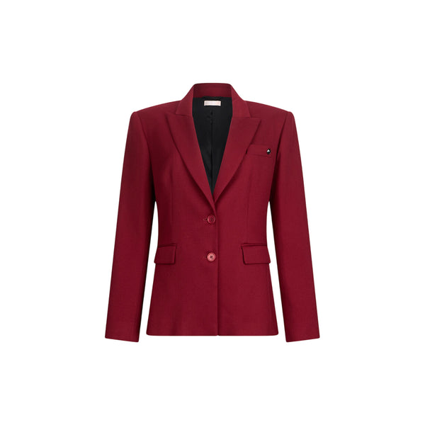 Blazer Donna slim fit Rosso