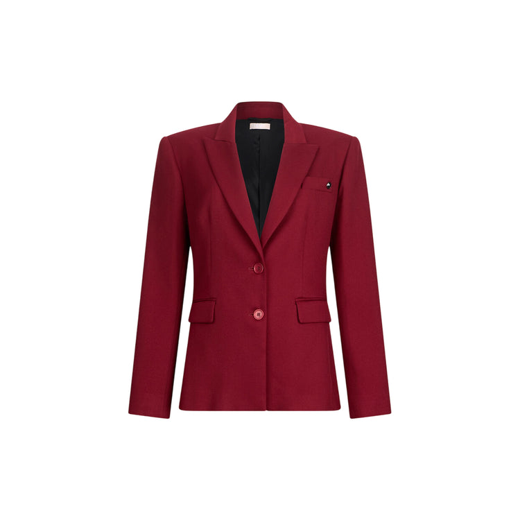 Blazer Donna slim fit Rosso