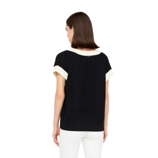 Maglia Donna senza maniche con spalle scese retro