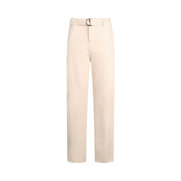 Pantaloni Donna in drill con cintura regolabile