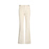 Pantaloni bootcut Donna in velluto Beige
