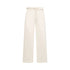 Pantaloni Donna flare cropped Beige chiaro