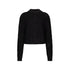 Maglia Donna in lana nera con traforature