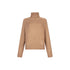Dolcevita Donna in lana e cashmere dal fit morbido Beige