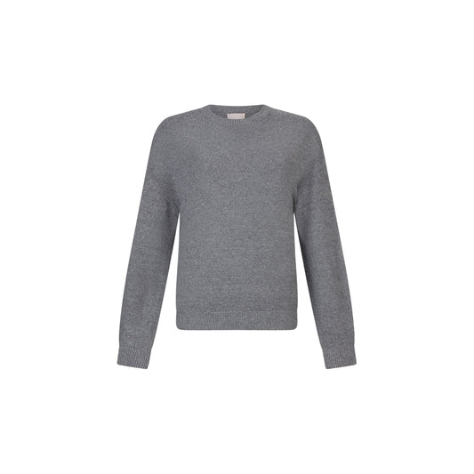 Maglia Donna a maniche lunghe con micro-paillettes