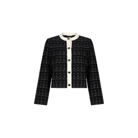 Giacca Donna effetto sparkling Nero