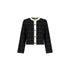 Giacca Donna effetto sparkling Nero