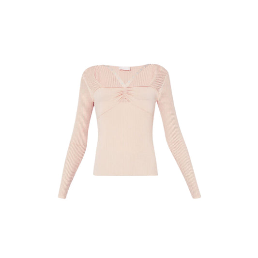 Maglia Donna con spalline borchiate