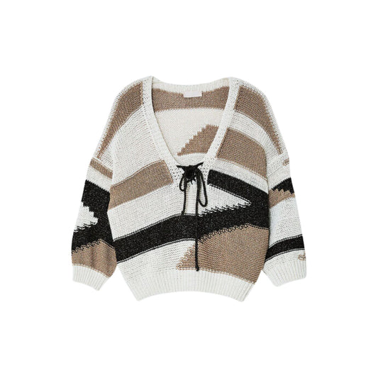 Pullover Donna con intarsio