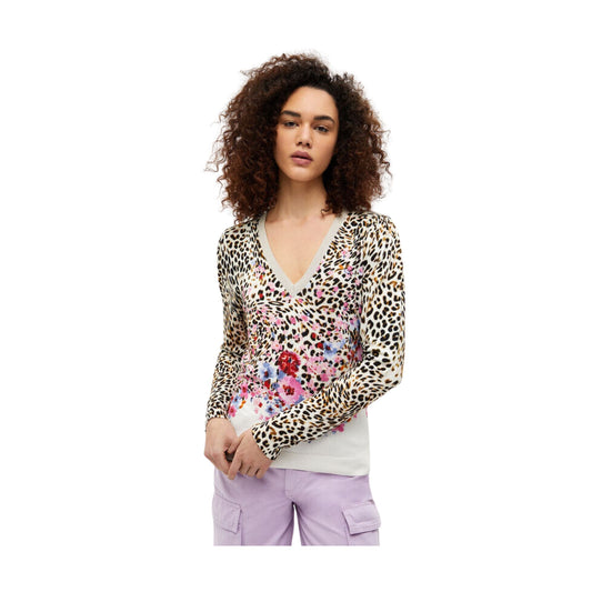 Maglia Donna animalier floreale