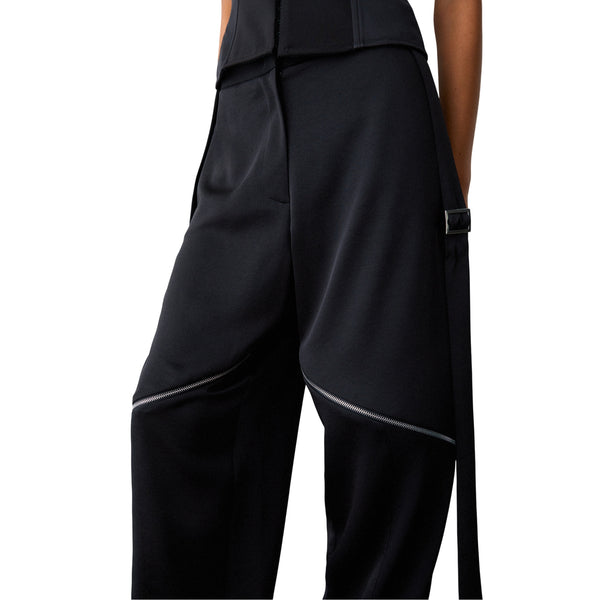 Pantalone Donna con dettagli zip dettaglio