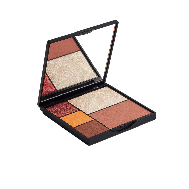 Palette femme aux couleurs printanières