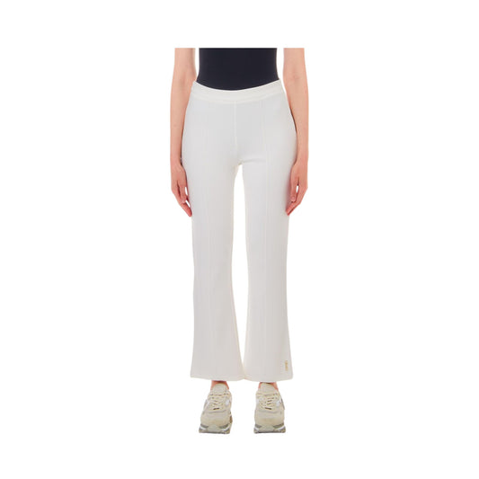 Pantalone con fondo svasato colore Bianco