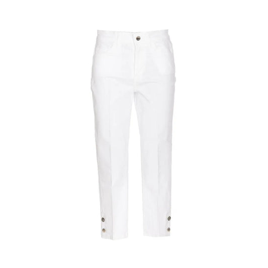 Pantalone Donna cropped con bottoni