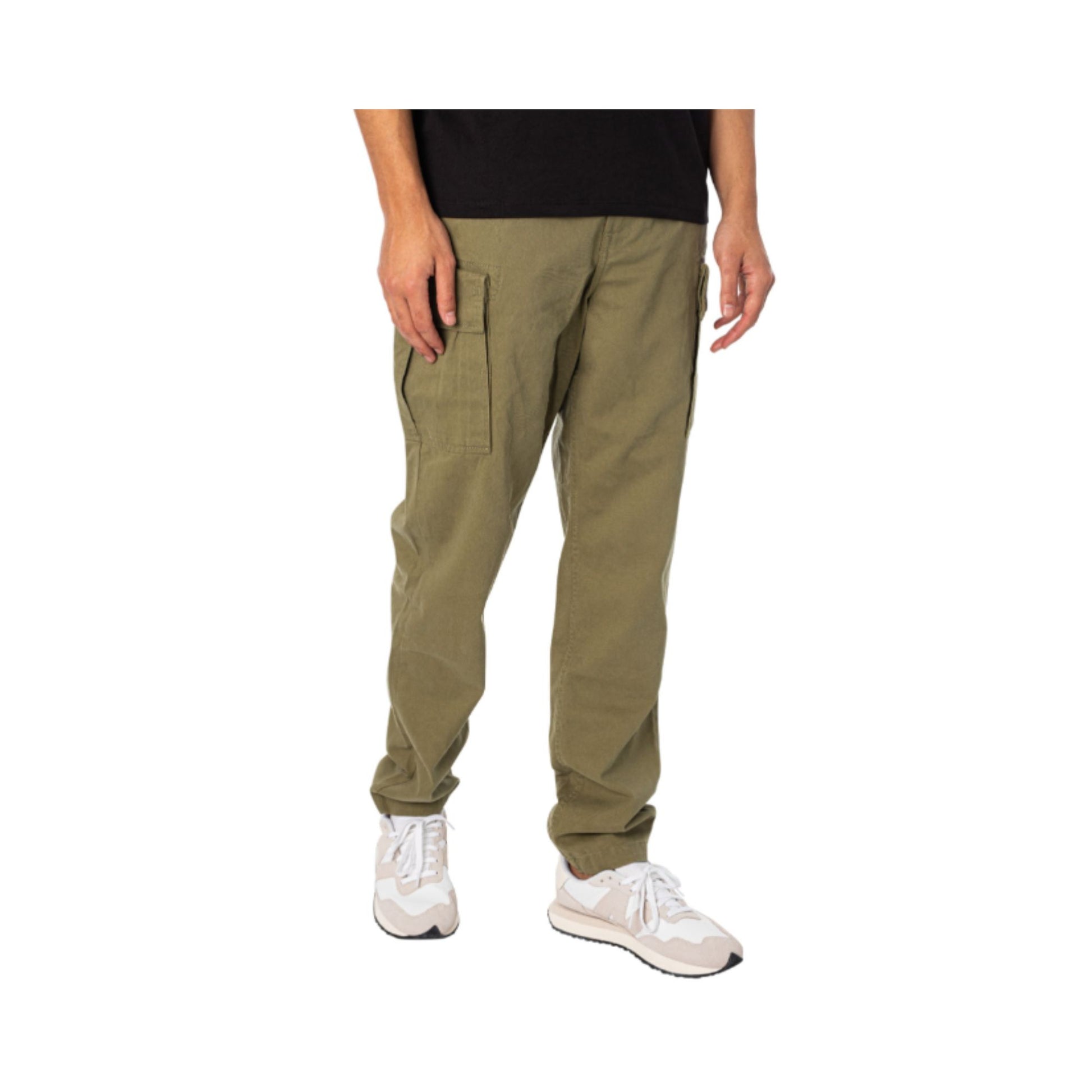 Pantalone con tasche cargo sui lati colore Verde