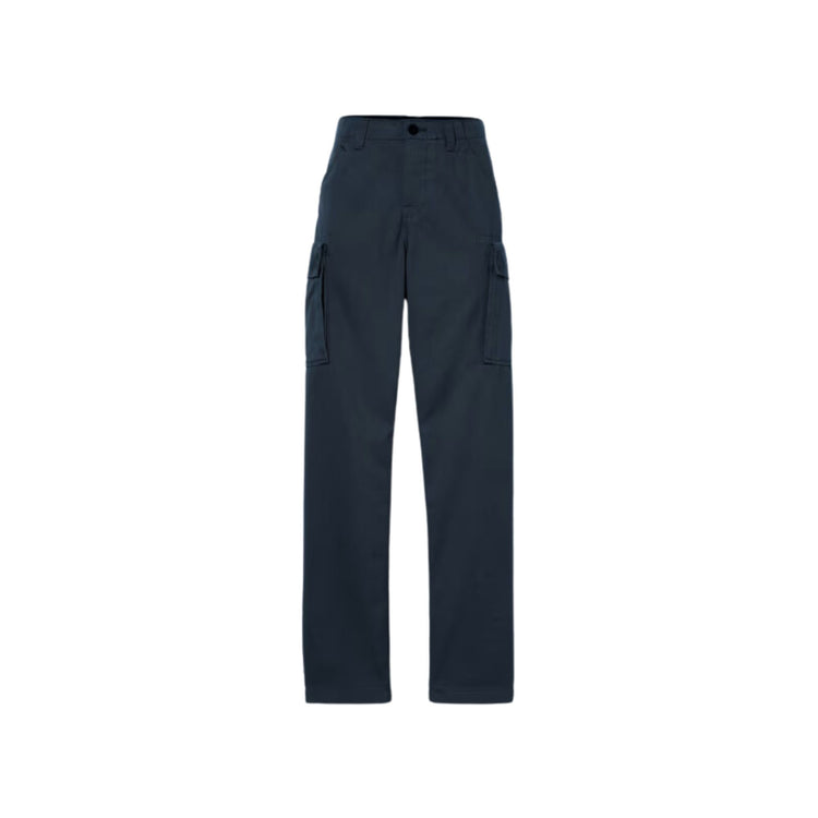 Pantaloni Uomo Cargo in Twill Blu Marino