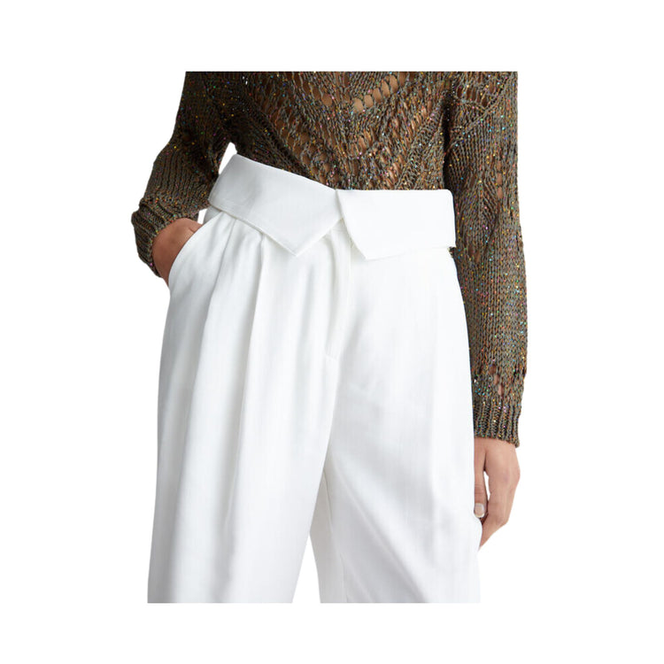 Pantalone Donna a palazzo con risvolto