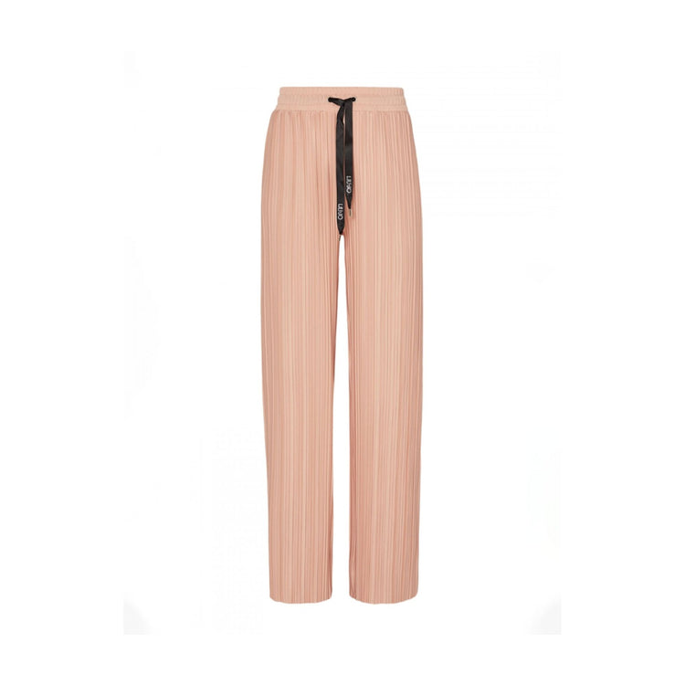 Women's trousers with pleated pattern