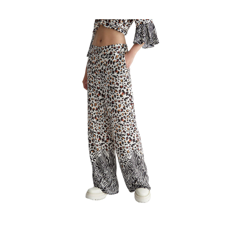 Pantalone Donna con stampa animalier