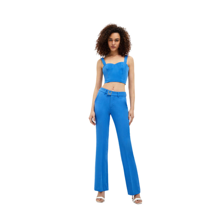 Pantalone Donna con cintura con logo