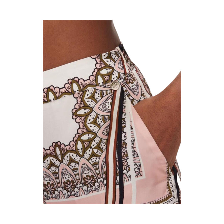 Pantalone Donna in raso a vita alta