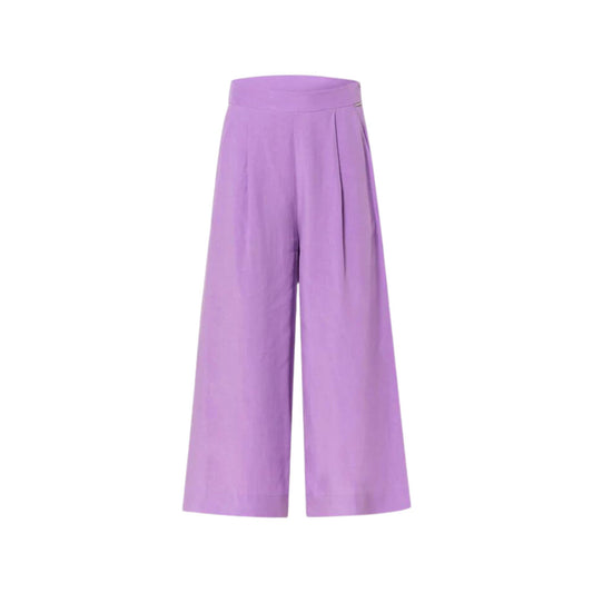 Pantalone Donna a vita alta e gamba larga